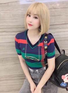 Áo len cộc tay QC