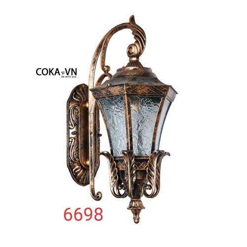 Đèn tường, đèn vách kính trong suốt cổ điển treo ban cổng trang trí, hành lang,cầu thang DT6625- sang trọng nhiều mẫu