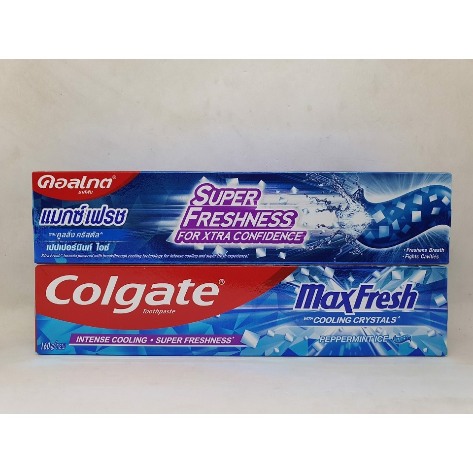 Kem Đánh Răng Colgate Maxfresh Cooling Crystal Hương Bạc Hà Thái Lan 155g