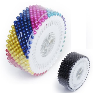 Set 480 phụ kiện đinh ghim đầu tròn dùng trong may vá thủ công (nhiều màu rực rỡ)