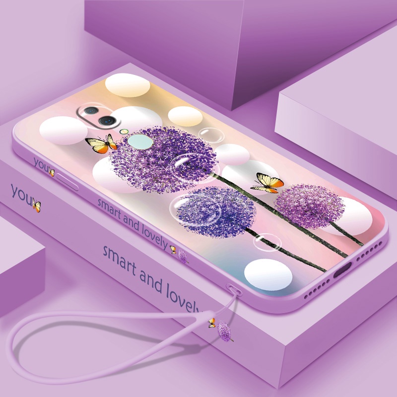 Ốp Điện Thoại Silicon Mềm Chống Sốc Bảo Vệ Ống Kính Họa Tiết Hoa Bồ Công Anh Cho oppo F11 pro