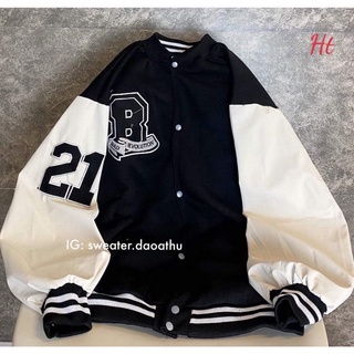 Áo bomber phối tay B21 H2A