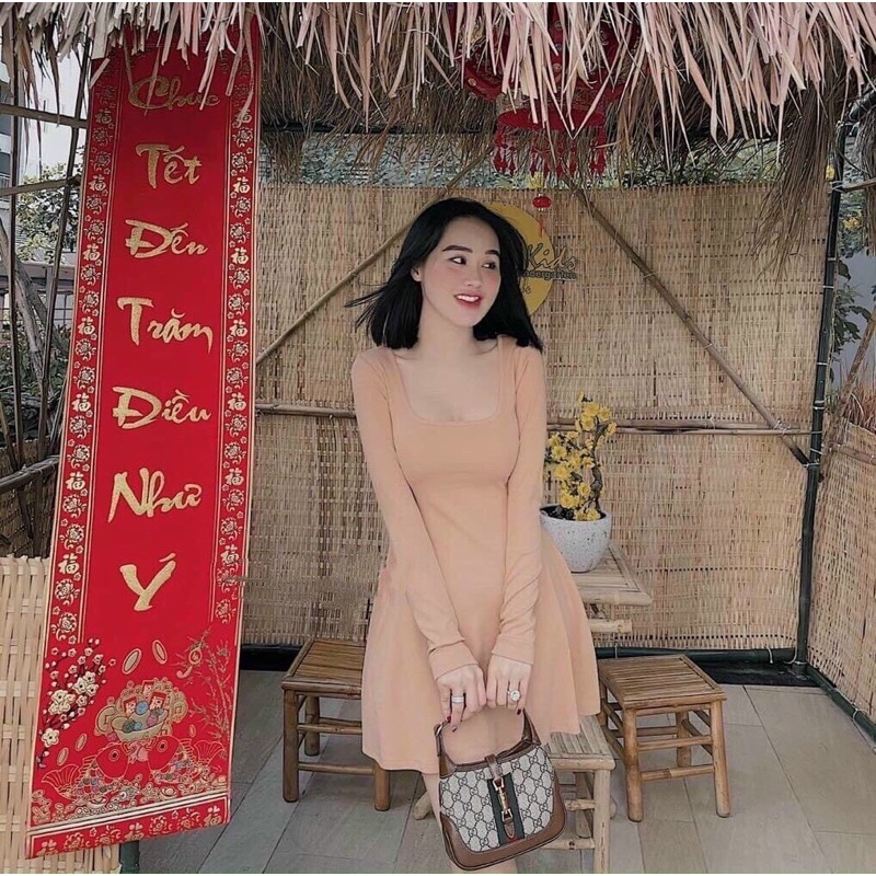 💥 ĐẦM THUN BORIP KHOÉT EO LỆCH VAI TÔN DÁNG SIÊU XINH 💥(Ms:BD01) | BigBuy360 - bigbuy360.vn