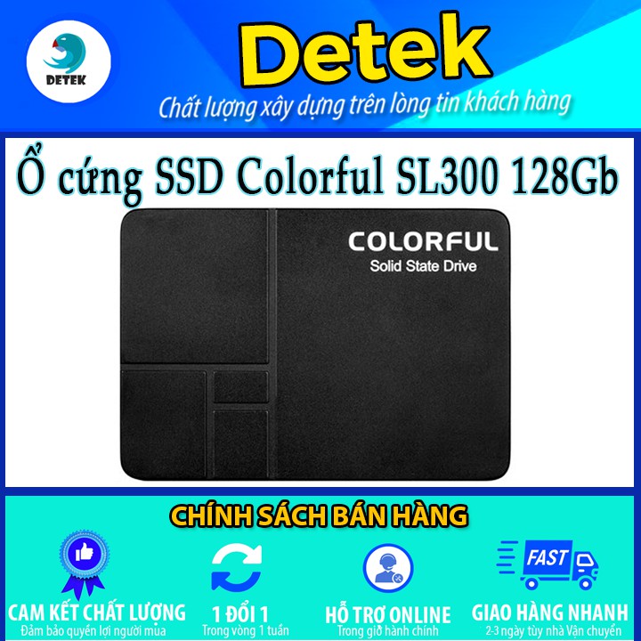 [Mã ELCLXU8 hoàn 150k xu đơn 500k] Ổ cứng SSD Colorful SL300 128Gb - Hàng Colorful Việt Nam tem NWH