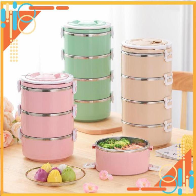Cặp lồng cơm - Cà mên 4 tầng lúa mạch(4 TẦNG - LÚA MẠCH) | BigBuy360 - bigbuy360.vn