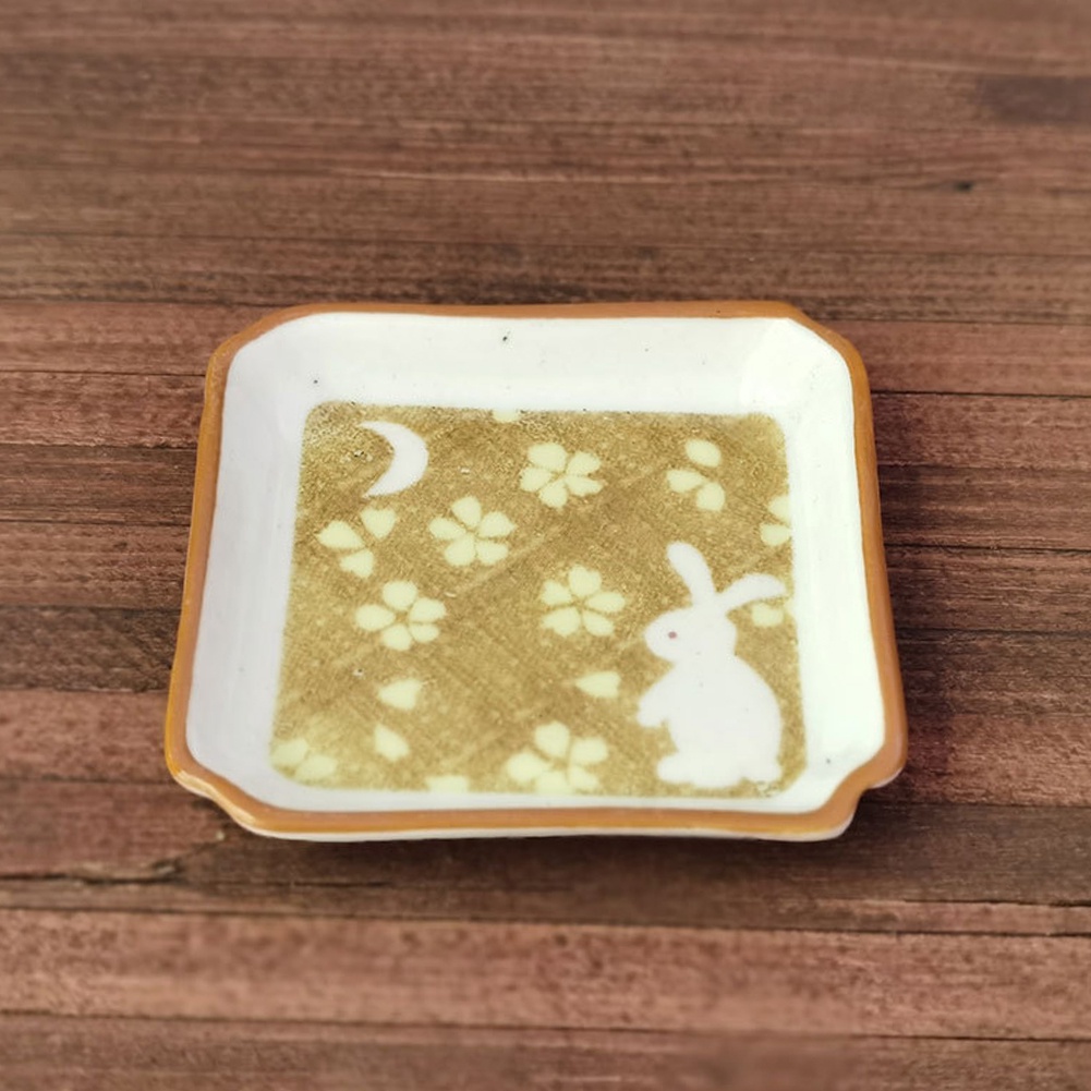 Wis| Mô Hình Đĩa Sáp In Hình Thỏ Dùng Trang Trí Nhà Búp Bê