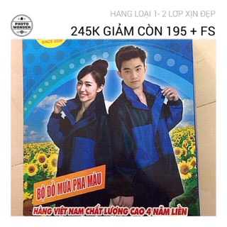 Combo 5 bộ áo mưa