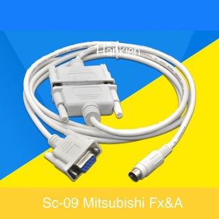 Cáp lập trình plc mitsubishi fx&a từ cổng com sc-09 sc09 fx0n fx1s fx1n fx2n fx3g fx3u