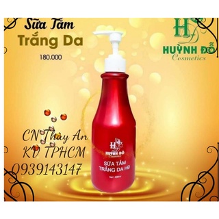 Sữa tắm trắng da Huỳnh Đỗ lên tone da ngay lần tắm đầu tiên