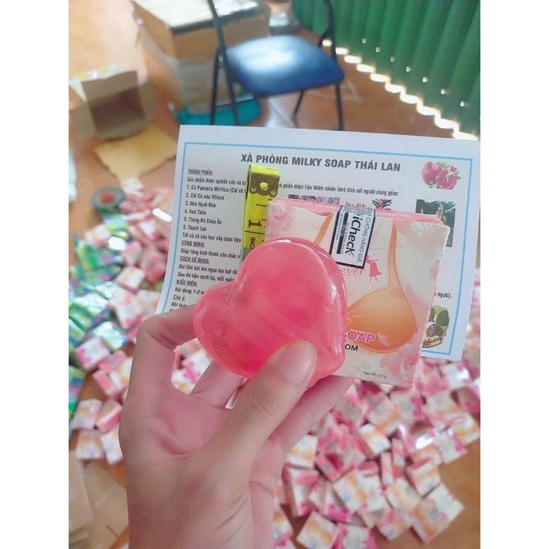 Xà phòng tăng vòng một ,xà bông nở ngực Milky Soap Thái Lan