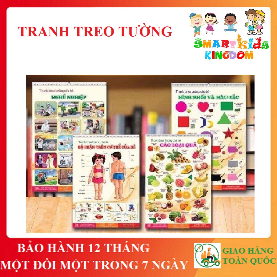 [Tranh treo tường đẹp] Tranh Treo Tường Cho Bé loại đẹp giúp con phát triển tư duy nhạy bén nhất