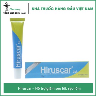 Hiruscar – Hỗ trợ giảm sẹo lồi, sẹo lõm – tube 20g – Tổng Kho MiềnNam