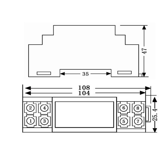 Bộ chuyển đổi tín hiệu xung - tần số sang tín hiệu analog 4-20 mA, 0 -10V