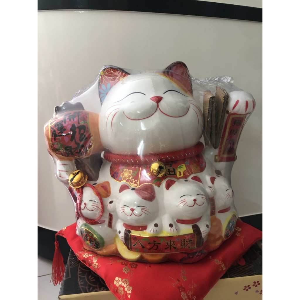 mèo vẫy thần tài - Mèo đại phúc đại cát cao 30cm