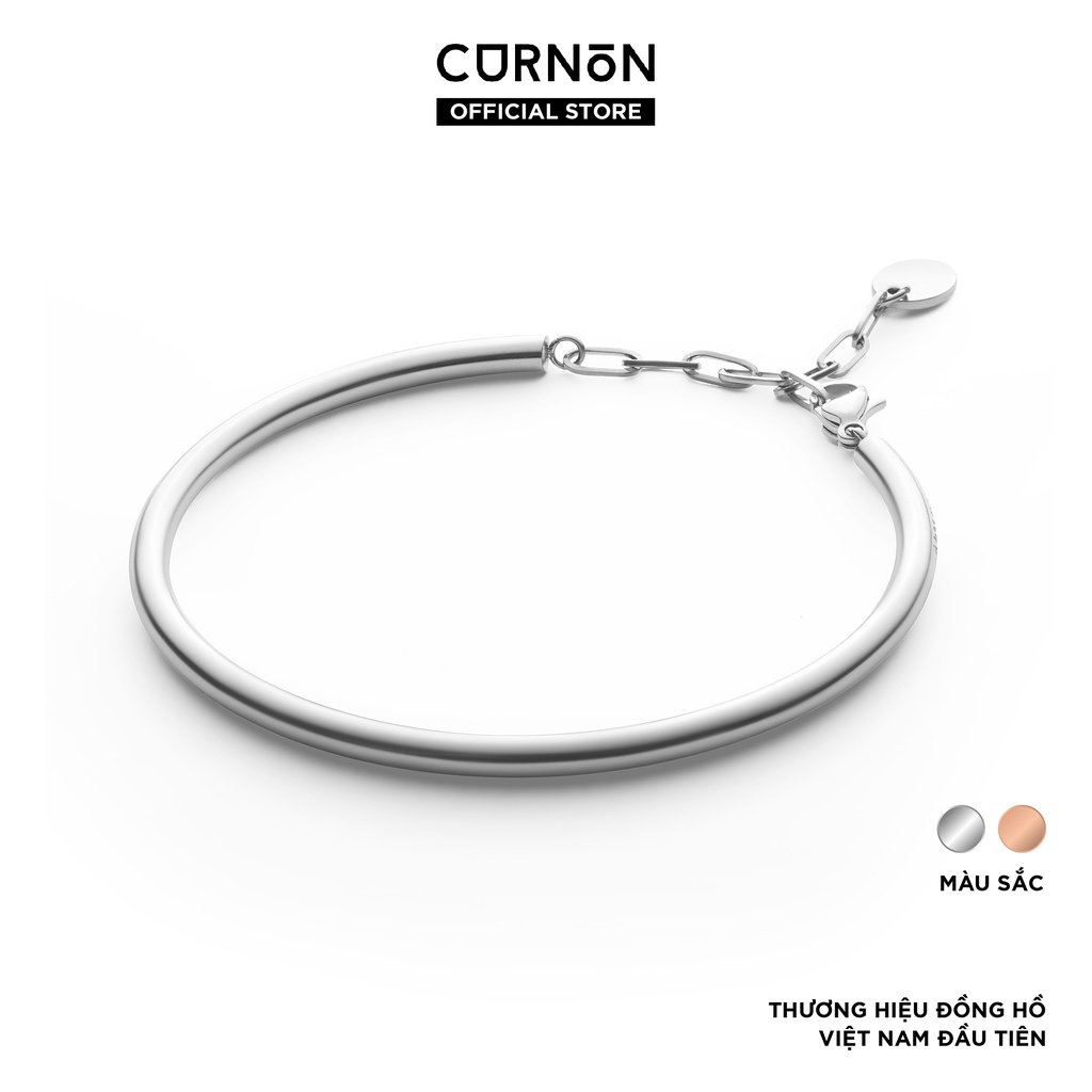 Vòng tay nữ Curnon Doris Cuff - trang sức phụ kiện đeo tay thời trang - thiết kế basic cá tính với dây cài mảnh