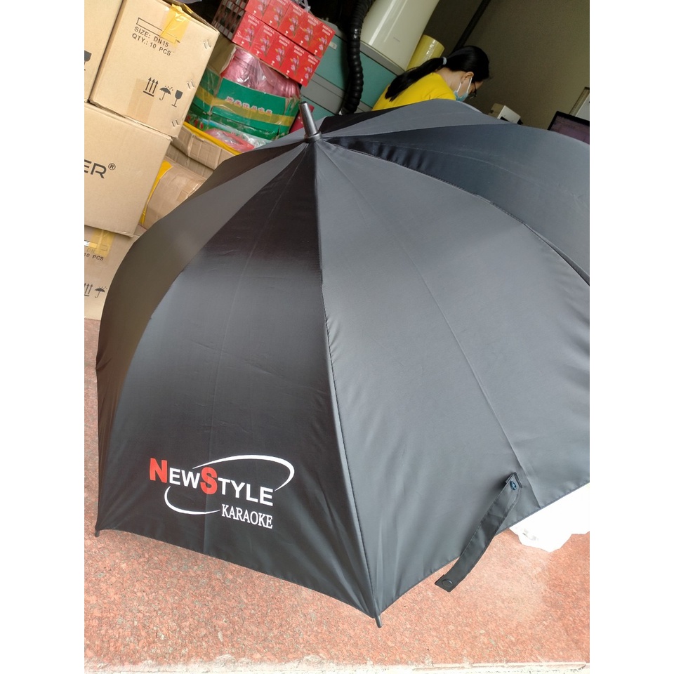 Dù cầm tay in logo theo yêu cầu