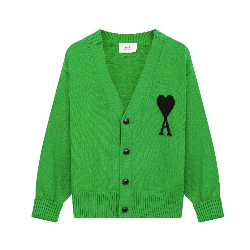 ❤❀  ❤ Áo Khoác Cardigan Dệt Kim Thêu Hình Trái Tim Thời Trang Unisex