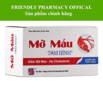 MỠ MÁU TÂM BÌNH – Hỗ trợ giảm mỡ máu, giảm nguy cơ xơ vữa mạch máu, bảo vệ gan, giảm mỡ gan