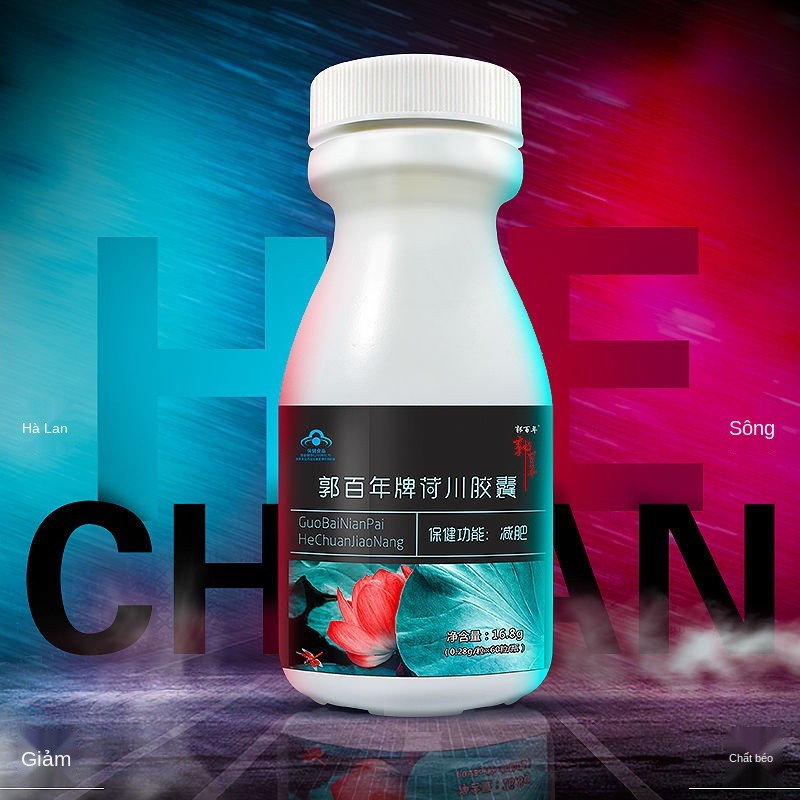 ✸Guo Bainian Brand Hechuan Capsule Slimming Sản phẩm giảm béo Đốt cháy chất thon gọn bắp chân Trà cà phê không L-C