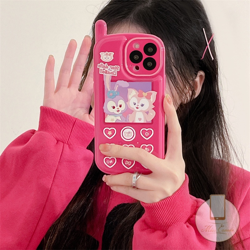 Ốp Điện Thoại TPU Mềm Họa Tiết Disney Linabelu StellaLou Cho iPhone 11 12 13 14 Pro MAX 7 8 Plus XR X XS MAX SE 2020