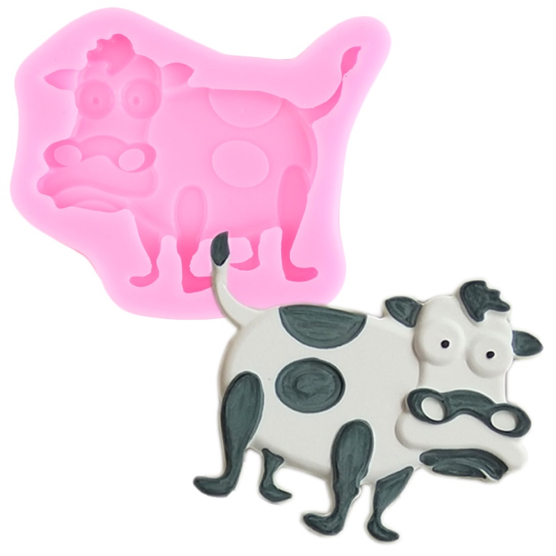 Khuôn Silicone Tạo Hình Làm Bánh Hình Động Vật DIY