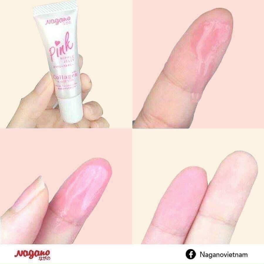 KEM LÀM HỒNG NHŨ HOA NAGANO PINK NIPPLE JELLY