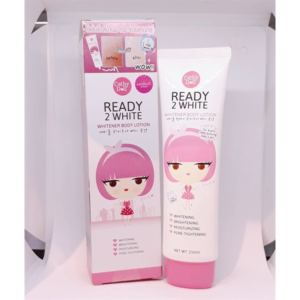 Lotion body dưỡng trắng da Cathy Doll Ready 2 White Hàn Quốc