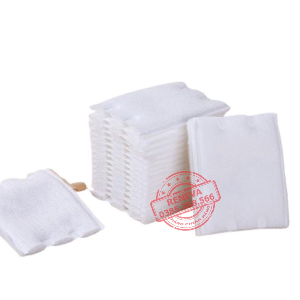 BôngTẩy Trang 222 MIẾNG, Bông Tẩy Trang LIKADO 3 Lớp 2 Mặt Chất Liệu Cotton 100% Làm Sạch Nhanh Chóng BTT01 RENEVA