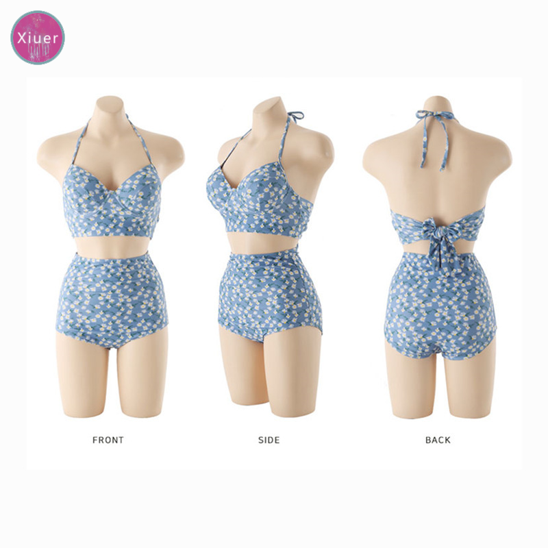 Korean style swimwear, sexy high-waist bikini, high-quality fabrics, with sponge pads, beachwear#Y19 | BigBuy360 - bigbuy360.vn