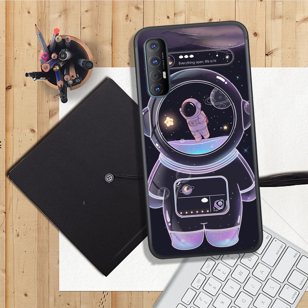 ỐP LƯNG OPPO A91/RENO 3/RENO 3 PRO/RENO 4/RENO 4 PRO/RENO 5  , IN HINH CHIBI PHI HÀNH GIA ĐÁNG YÊU, SIÊU CUTE.