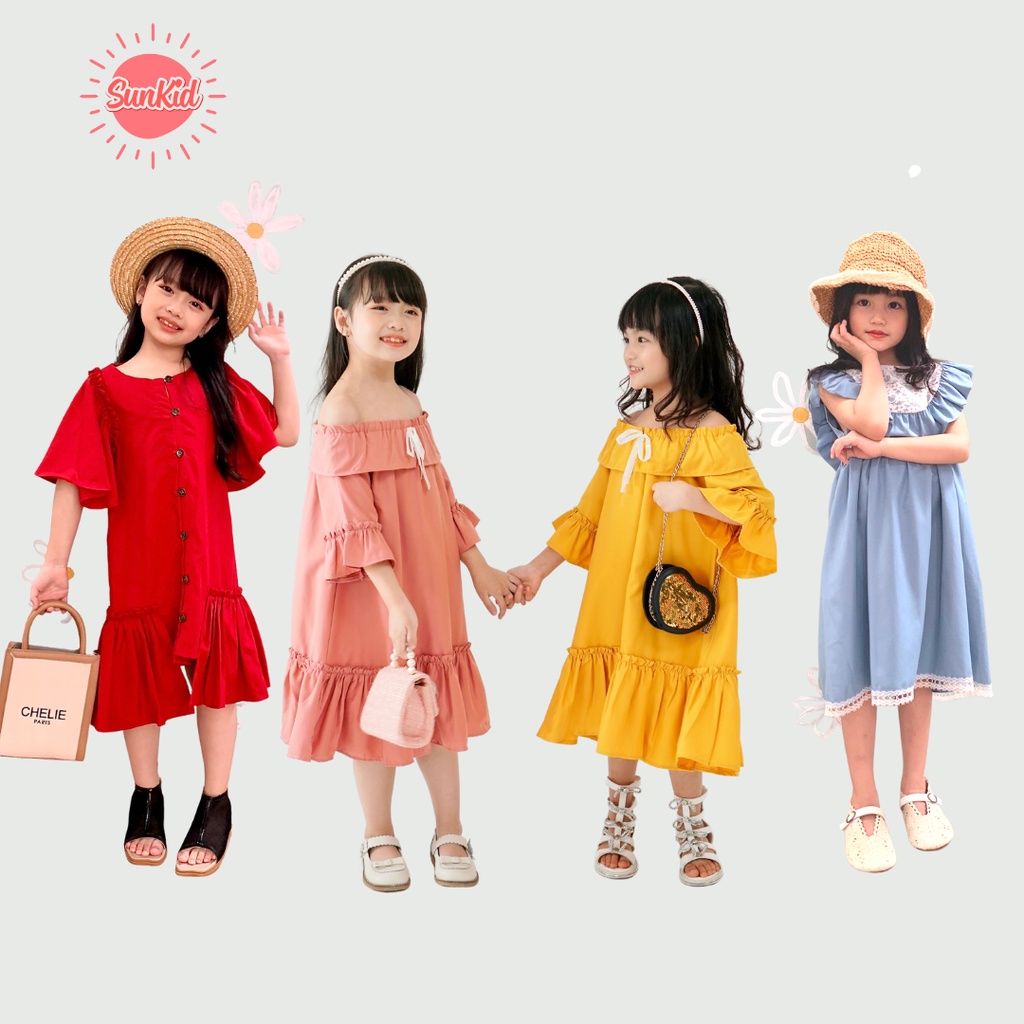 [NHIỀU MẪU] Váy đầm bé gái dáng suông chất vải trượt nhật cao cấp mùa hè Sunkid 4-12 tuổi BST220 – SunKid ,SKU : >>>🇻🇳 Top1Vietnam 🛒>>> shopee.vn 🇻🇳🇻🇳🇻🇳🛒🛍🛒