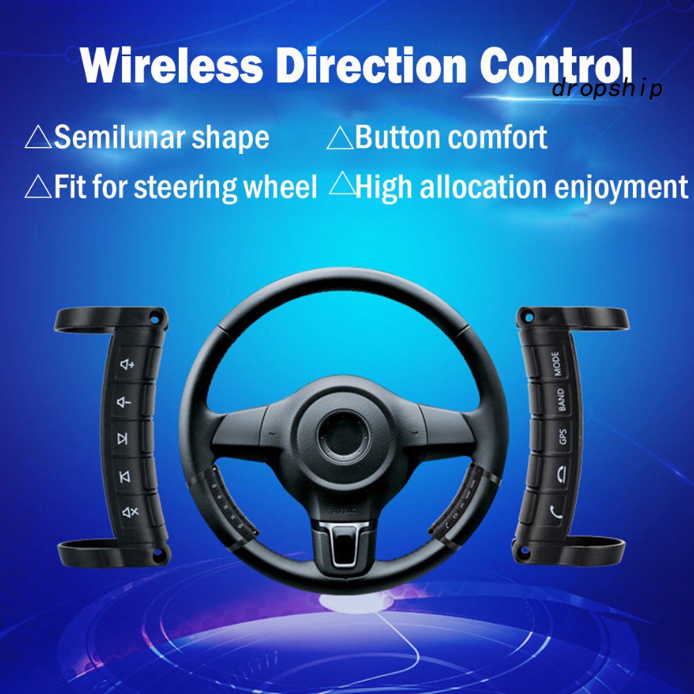 Nút Điều Khiển Từ Xa Không Dây Cho DVD GPS Trên Vô Lăng Xe Hơi