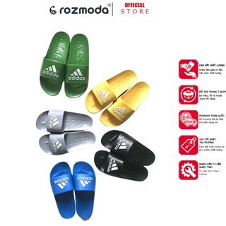 [HỎA TỐC HCM] Dép đúc cao su quai ngang dép nam adidas đi biển dép đi mưa