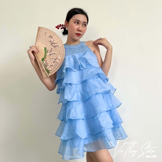 Đầm Voan nhiều tầng Pastel