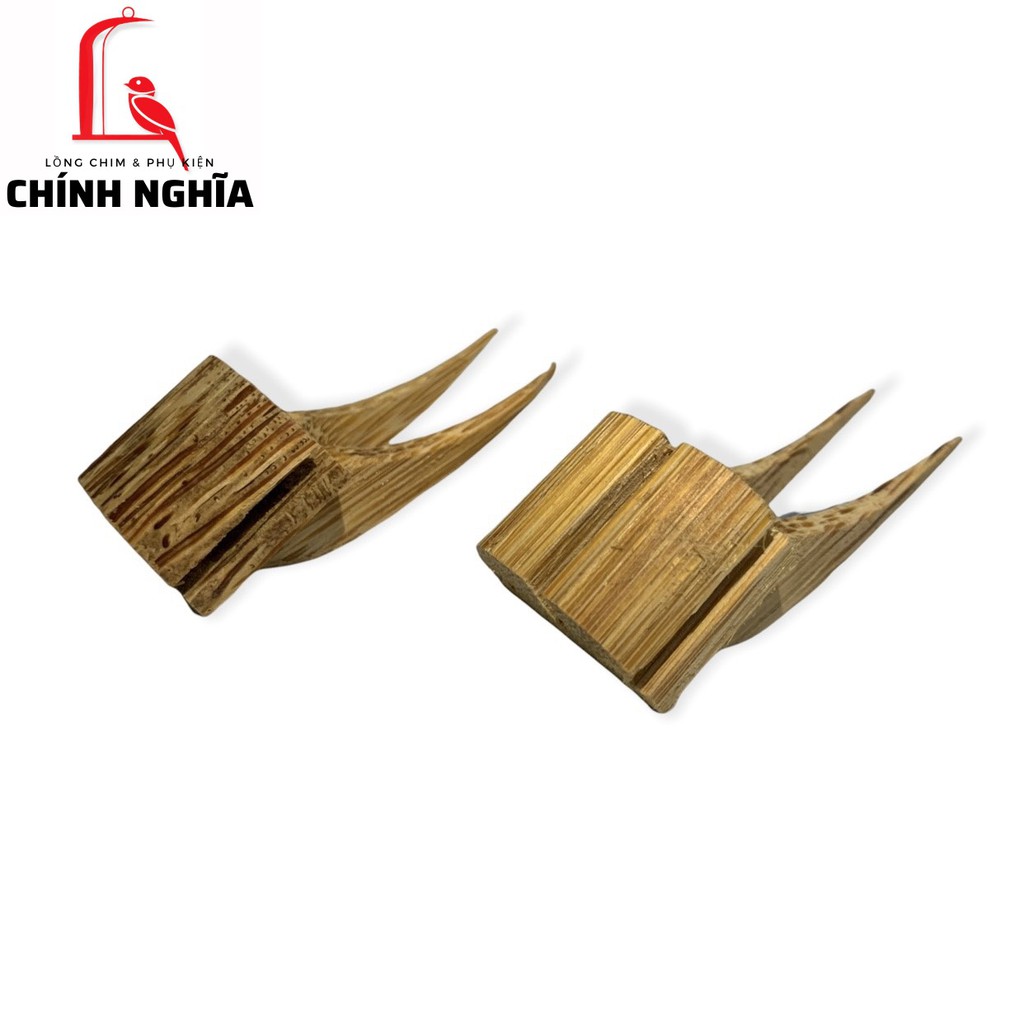 Xiên hoa quả Tre cho chim, xiên tre già cho lồng chào mào - phụ kiện lồng chim đẹp