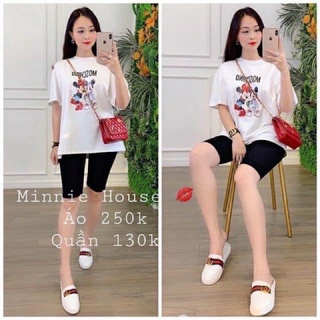 Quần legging ngố