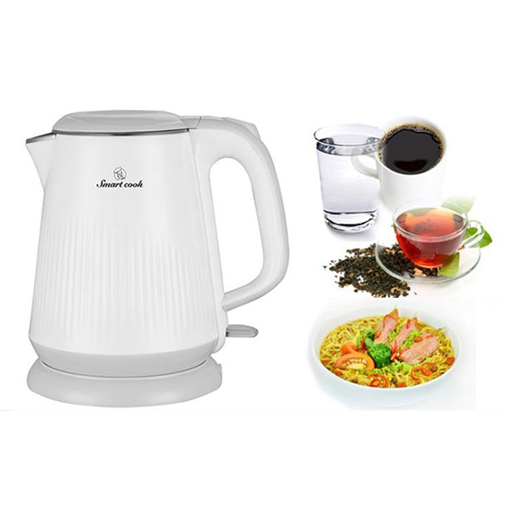 Ấm đun siêu tốc Elmich Smartcook KES-3861 dung tích 1.8L - Hàng chính hãng, bảo hành 12 tháng