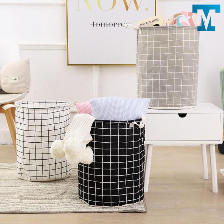 Sọt Vải / Giỏ Vải Canvas Đa Năng Đựng Đồ, Quần Áo, Đồ Chơi Chống Thấm Nước
