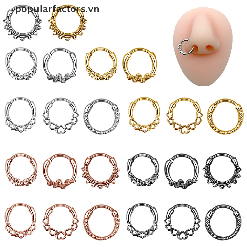 [Phổ Biến] Khuyên Xỏ Mũi / Sụn Tai / Cơ Thể Họa Tiết Rắn