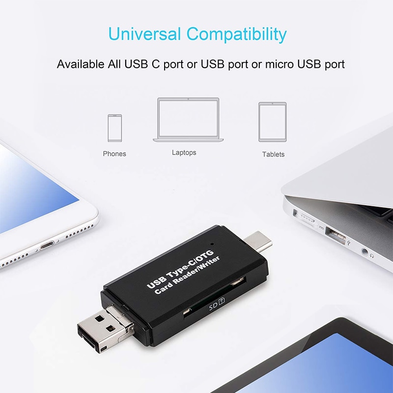 Đầu Đọc Thẻ Nhớ Sd 3 Trong 1 Usb 2.0 Tf / Miix