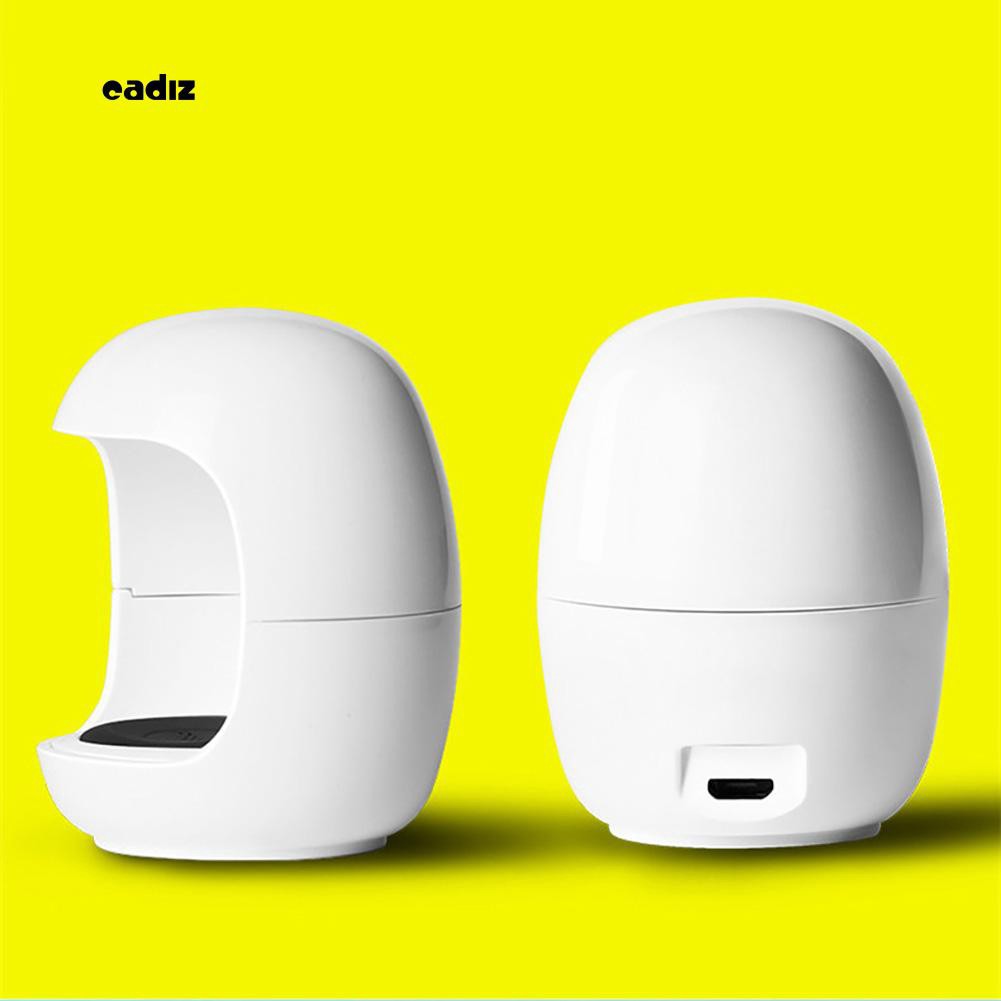 Đèn hơ khô sơn móng tay mini hình quả trứng sử dụng điện sạc USB