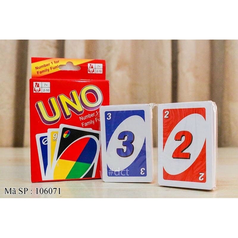 Bài Uno LOẠI TỐT 108 Thẻ Bài Board Game