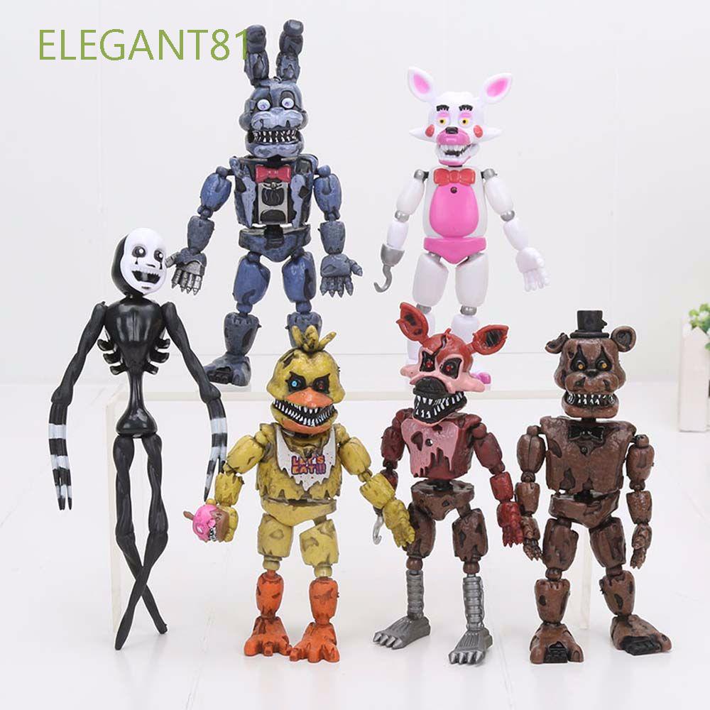Set 6 Mô Hình Đồ Chơi Nhân Vật Trong Five Nights At Freddy 's
