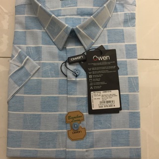 Áo sơ mi cộc tay owen