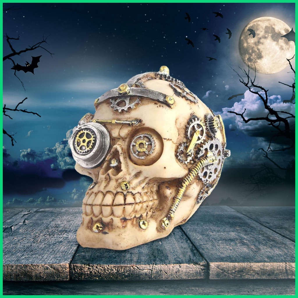Mô Hình Đầu Lâu Trang Trí Halloween