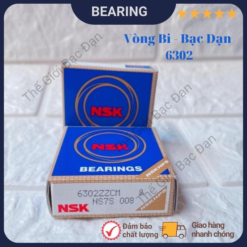 Vòng bi bạc đạn NSK 6302 ZZCM - hàng đẹp - chất lượng cao - Thế Giới Bạc Đạn