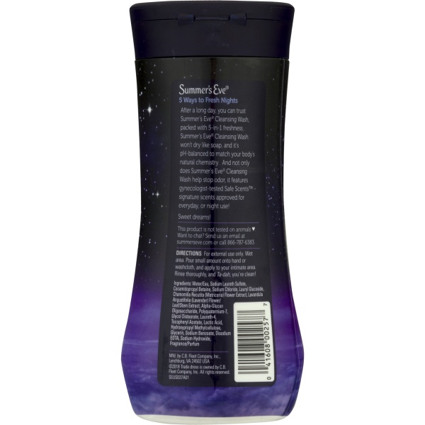 [Có sẵn] [Chính hãng] Dung Dịch Vệ Sinh Summer's Eve Lavender Night Time Cleansing Wash 354ml