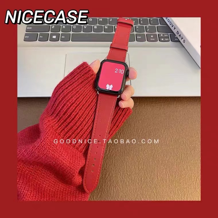 Dây Đeo Bằng Da Chất Lượng Cao Cho Đồng Hồ Apple watch 45 41 MM 45MM 41MM 40MM 44MM 42MM 38MM Series 7 6 Se 5 4 3 2