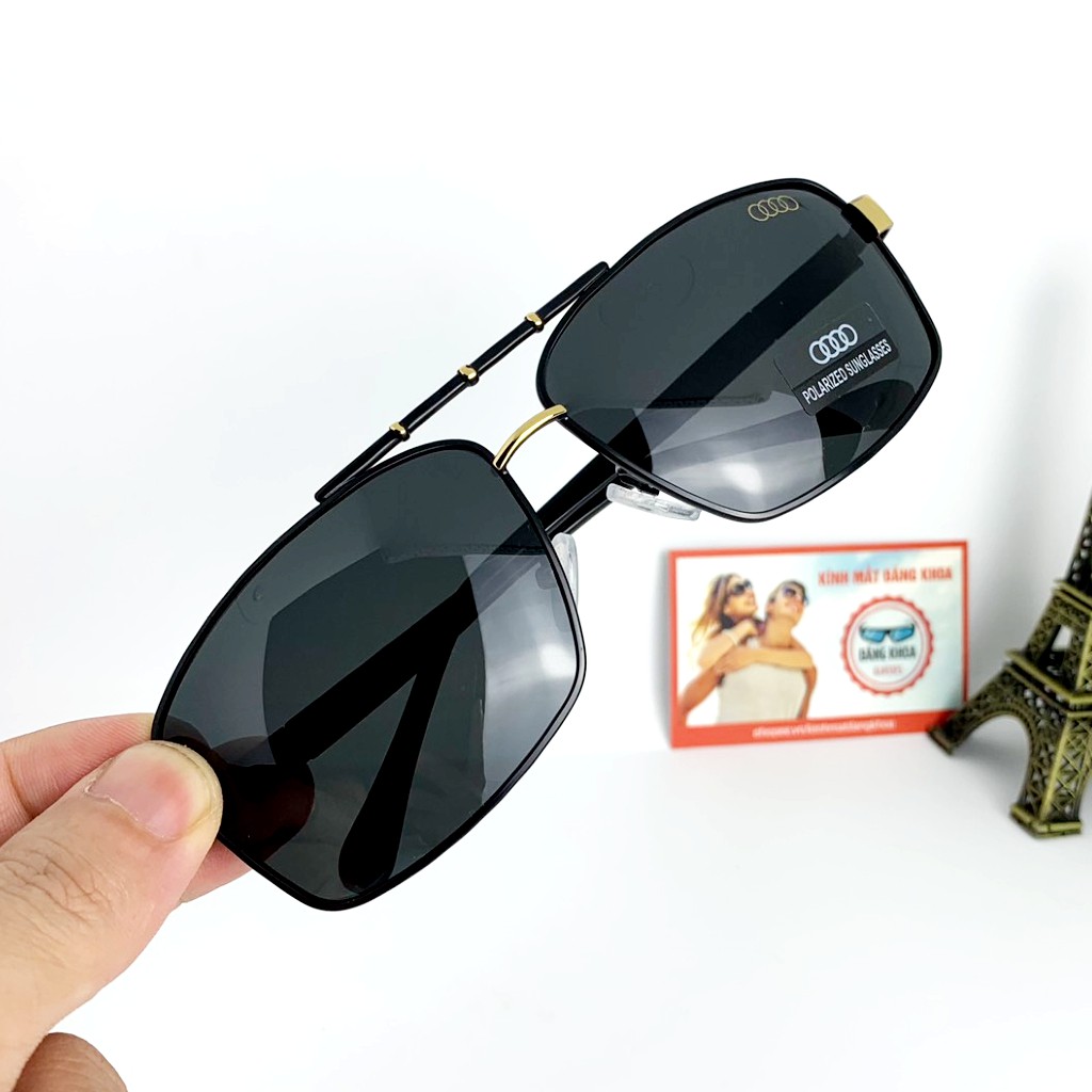 Kính Mát Nam, Kính AUDI Nam Cao Cấp Tròng Polarized Phân Cực Chống Chói Chống Tia Uv DANGKHOA DK17