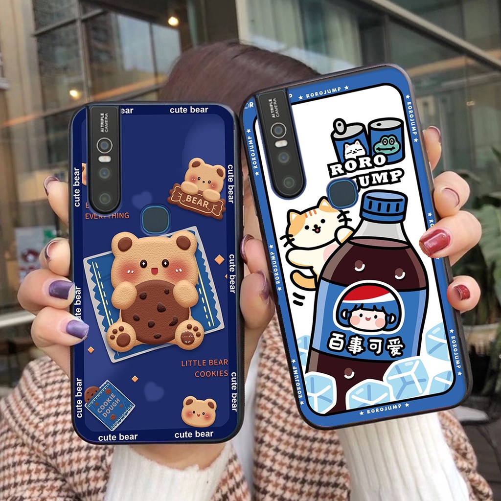 Ốp lưng Vivo V15 / V15 PRO in hình 3D GẤU cute be@r, soda, happy day cực hot ,thời thượng